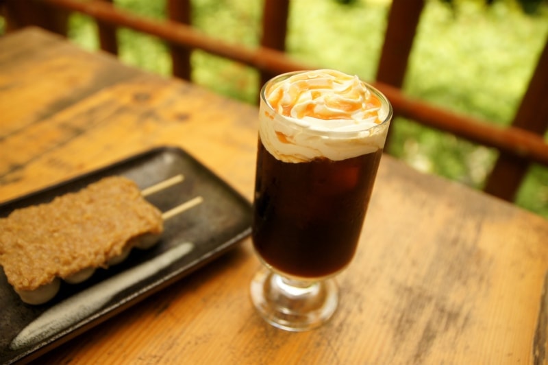 月待の滝　もみじ苑　コーヒー