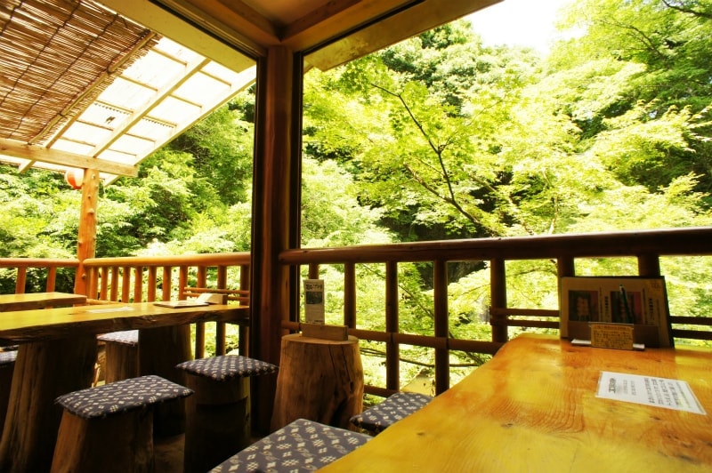 月待の滝　もみじ苑