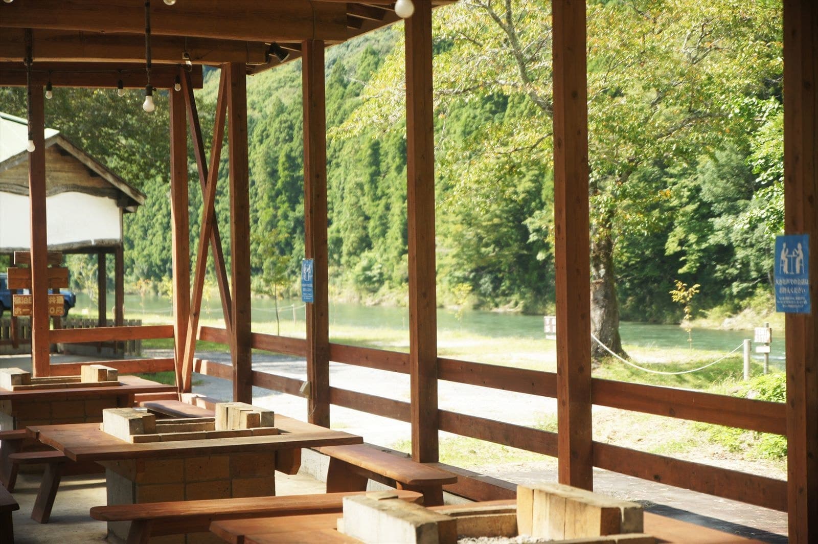 茨城・大子町　キャンプ場　上小川レジャーペンション