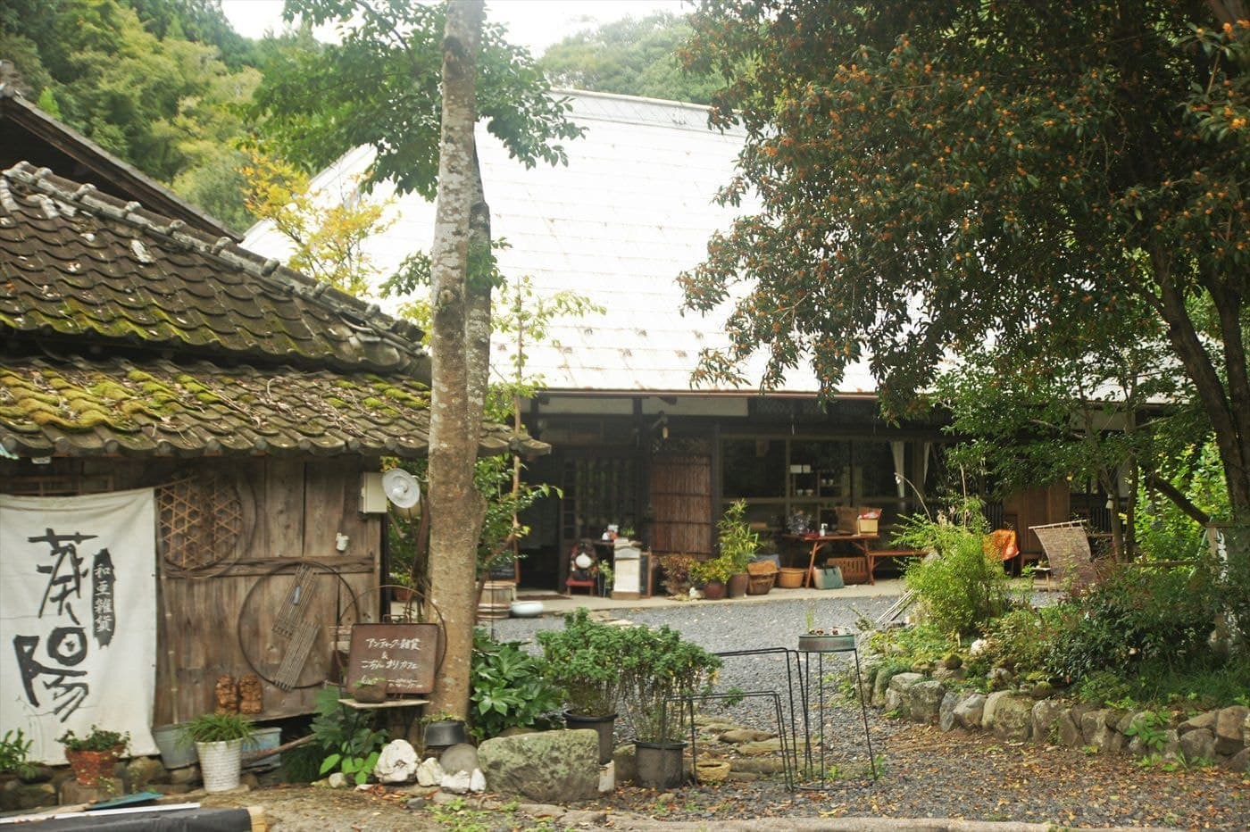 茨城・大子、アンティーク雑貨 & こぢんまりカフェ 葵陽