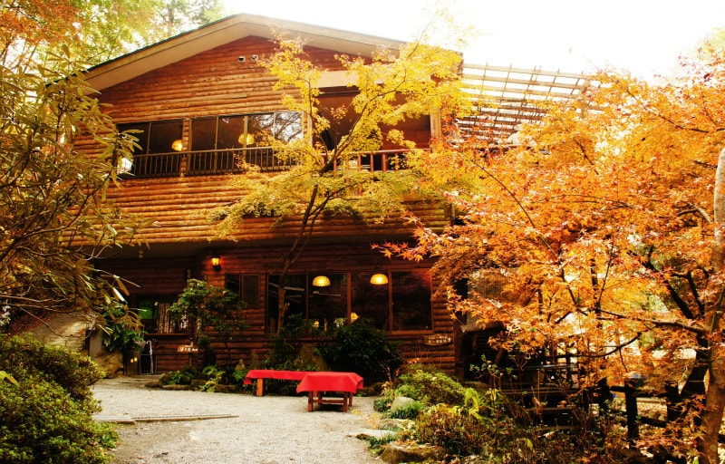 月待の滝 もみじ苑